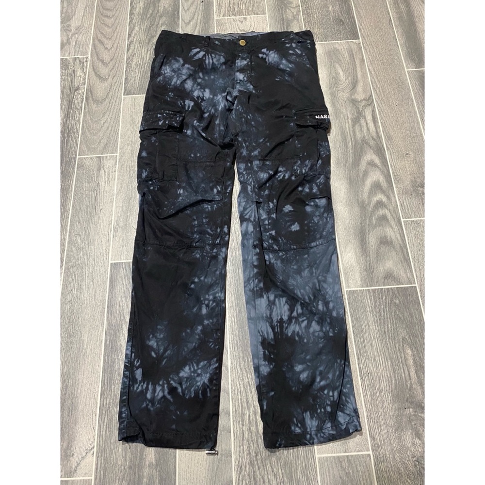 NASASEASONS off white tie dye cargo pants Large